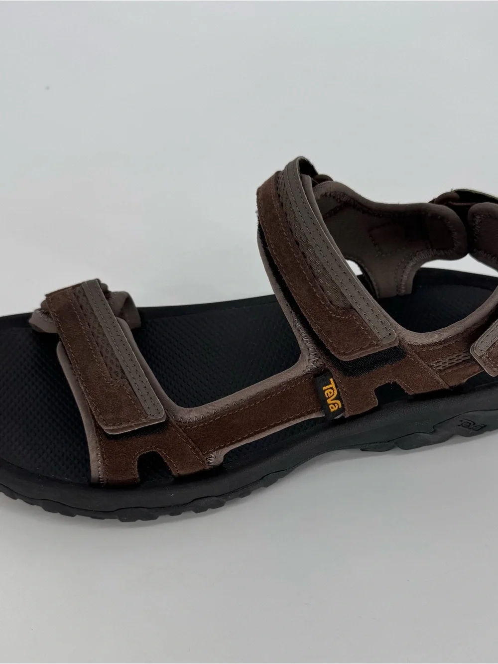 Teva Men's Brown and Black Strapped Outdoor Sport Sandal Size 12